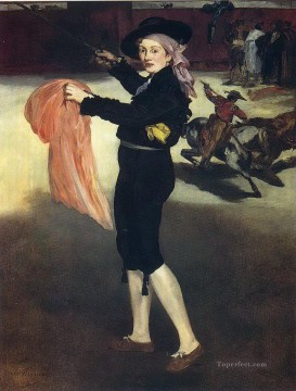 Édouard Manet Painting - Victorine Meurent disfrazada de espada Eduard Manet
